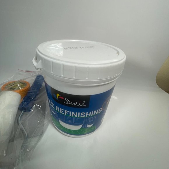 Duril Tile Refinishing Water Based Paint Low Odor &nVOC 1Kg 2 Coats 40-50 Sq. ft - Picture 7 of 8